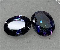 3.20ct tw Faceted Mystic Quartz Gemstones in Gem