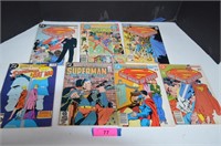 Seven Collectible Superman Comics
