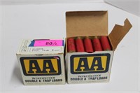 Two Boxes of 12 Gauge Trap Load Shells