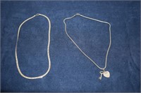 Two Sterling Silver Necklaces