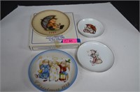 Four Collectible Hummel Plates