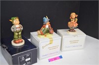 Three Collectible Hummel Figurines w/Boxes