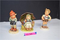 Three Collectible Hummel Figurines