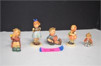 Five Collectible Hummel Figurines
