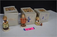 Three Collectible Hummel Figurines w/Boxes