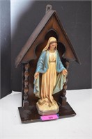 Vintage Virgin Mary Figurine