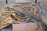 Large Box of Mixed Leather & More Horse Tack