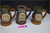 Three Limited Edition Scarborough Fair Mugs