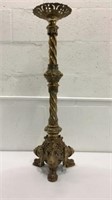 Large Vintage Brass Candle Stick K8B