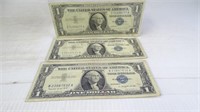 (3) $1 Silver Certificates: Series 1957A