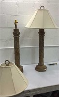 Pair of Ceramic Buffet Lamps K15E