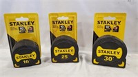 NEW Stanley Tape Rule 3pk Set 8C