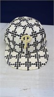 Phillies White/Black Baseball Cap, Size 7 5/8