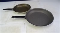 (2) Foley Stainless Steel Pans