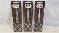 NEW Stainless Steel Hair Scissors - 3pk 8D
