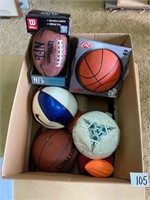 Box of Sports Balls