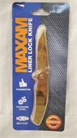 NEW Maxam Liner Lock Knife 8D