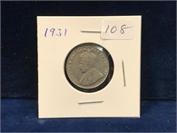 1931 Canadian nickel