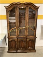 Stanley Furniture Lighted Display Hutch Cabinet