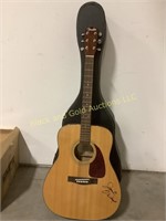 Autographed Fender Acoustic Guitar