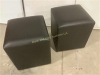 Pair of 18" Ottomans
