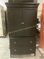 Black 2-Piece Cabinet