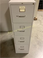 Hon 4 drawer Locking Metal File Cabinet