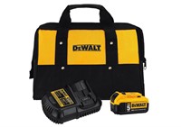 DEWALT 20V MAX XR Lithium-Ion Charger and Kit Bag