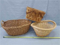 3- Large Baskets