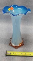 Beautiful Art Glass Vase 10" Tall