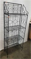 Collapsible Metal Shelf 56"t, 21"w