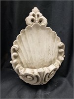 Greek style terra-cotta wall pocket. 16 inches