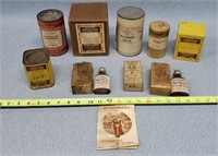 Antique Veterinarian Bottles & Boxes
