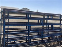 15 10ft Blue 6 Bar - Corral Panels