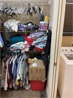 Hangers, clothes, box lots