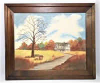 Pearsman Landscape Painting on Canvas