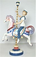 Lladro "Boy on Carousel" Figurine