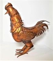 Copper Rooster Sculpture