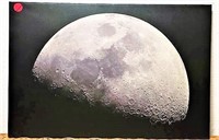 Moon Print on Canvas