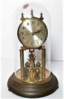 Hermle Anniversary Clock with Glass Cloche