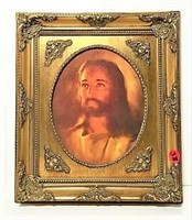 Vintage Jesus Framed Portrait