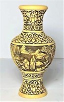 Intricately Carved Italian Vase
