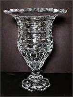 Large Clear Glass Pedestal Bowl
