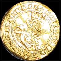 1612 Austrian Gold Ducat LIGHTLY CIRCULATED