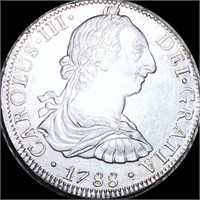 1788 Mexican Silver 8 Reales UNCIRCULATED