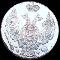 1840 Polish Silver 10 Groszy UNCIRCULATED