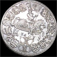1603 Teutonic Order Silver Thaler UNCIRCULATED