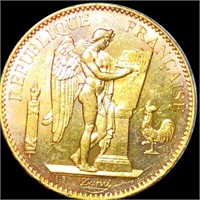 1902 French Gold 100 Francs UNCIRCULATED
