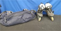 Pair of Impulse Roller Blades and Bag