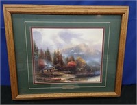 Framed Thomas Kinkade The End of A Perfect Day III